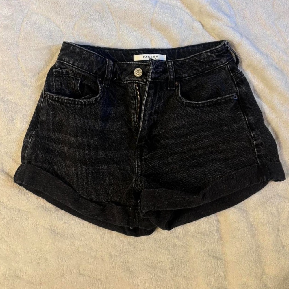 PacSun Black Jean Shorts